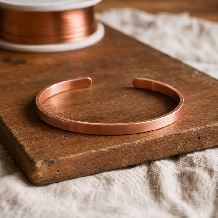 Slank Kobberarmbånd