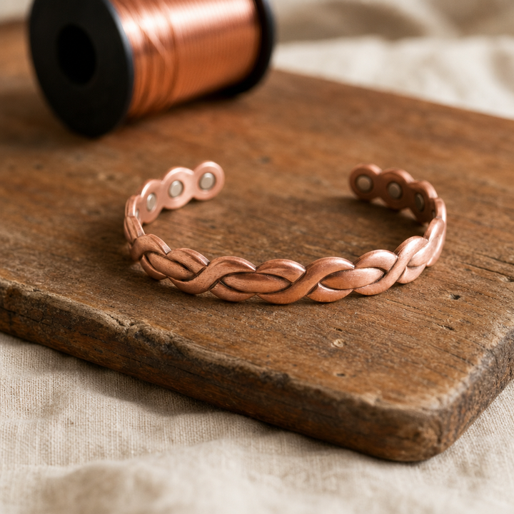 Vevstol Kobberarmbånd