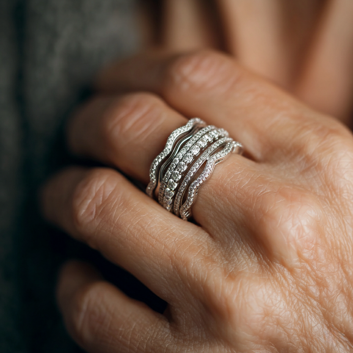 Vintage Laget Zirkonia Ring