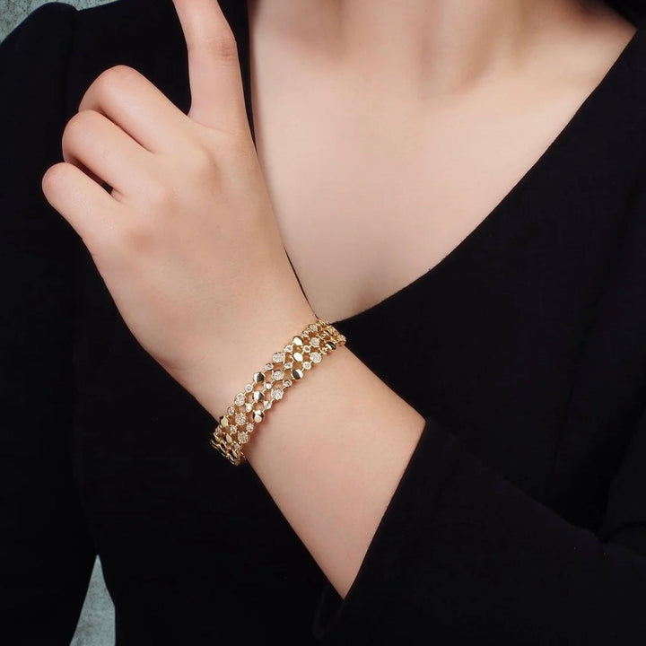 Gavriella Sekskantet Mansjettarmbånd