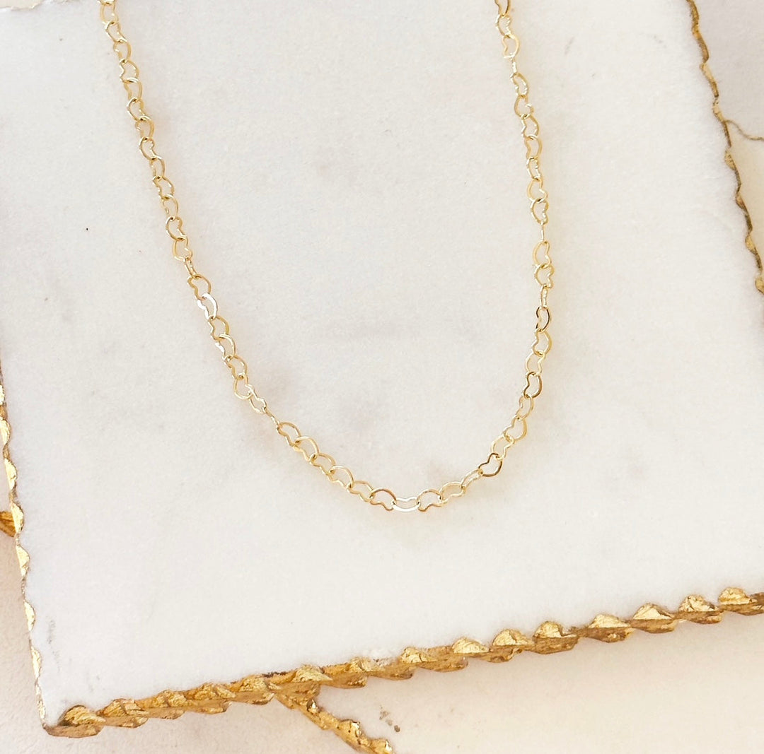 Amore Hjerte Lenke Choker Halskjede
