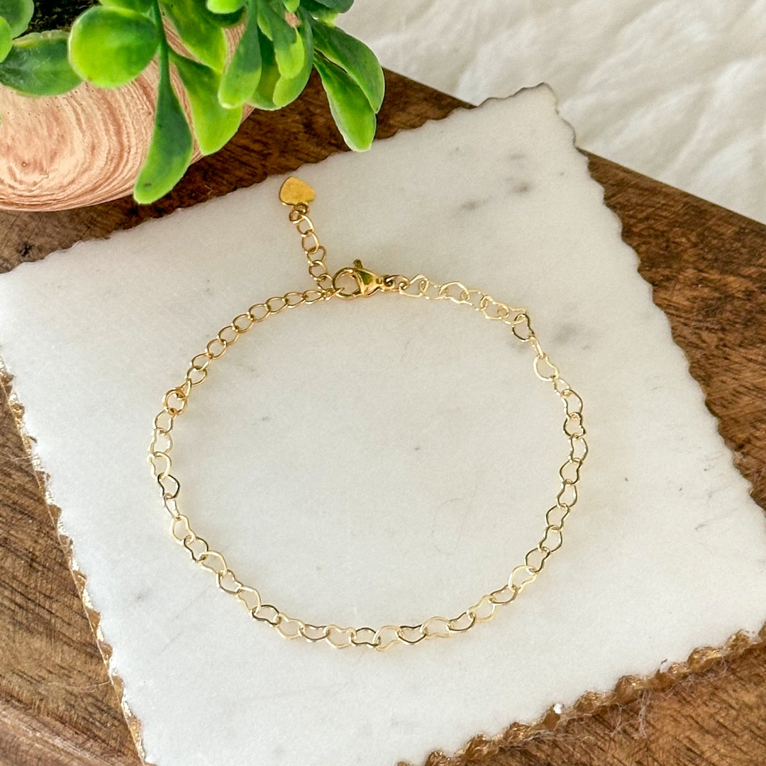 Mea Hjerte Lenke Armbånd