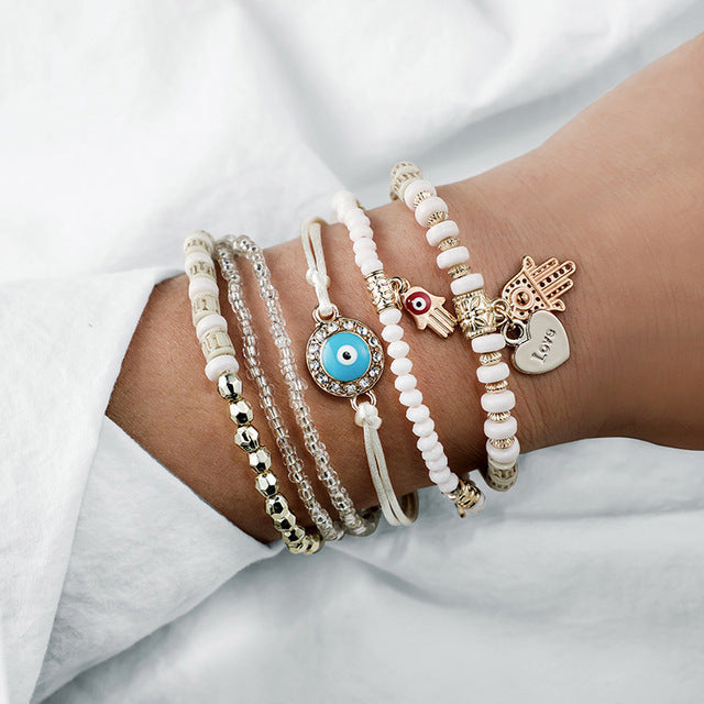 Hamsa Armbånd Pakke
