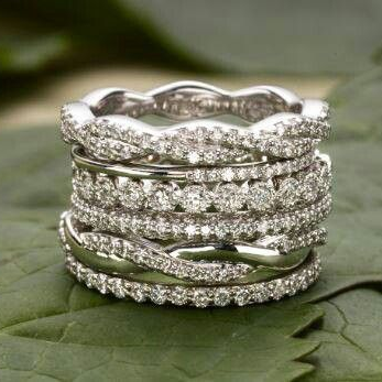 Vintage Laget Zirkonia Ring
