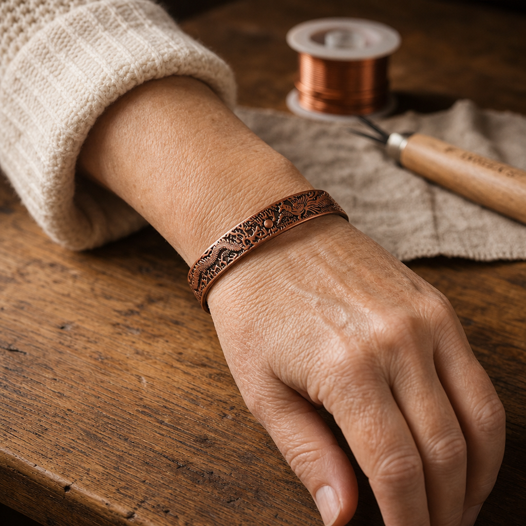 Leire Kobberarmbånd