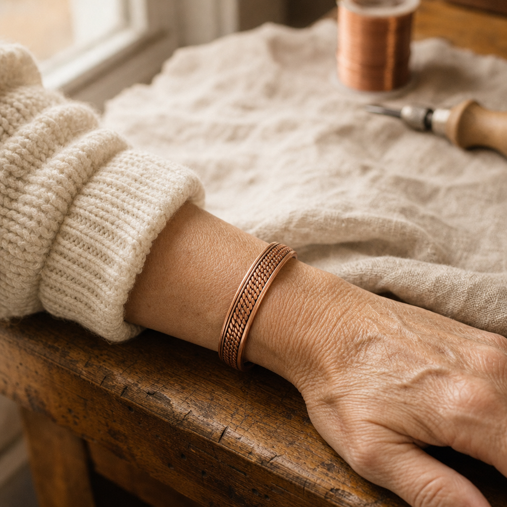 Bølge Kobberarmbånd