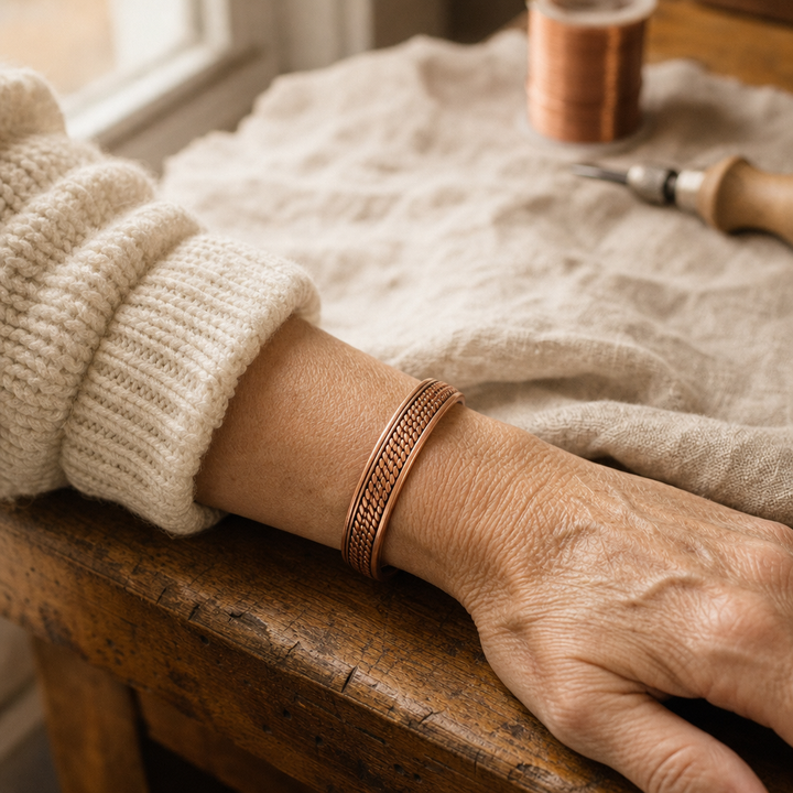 Bølge Kobberarmbånd